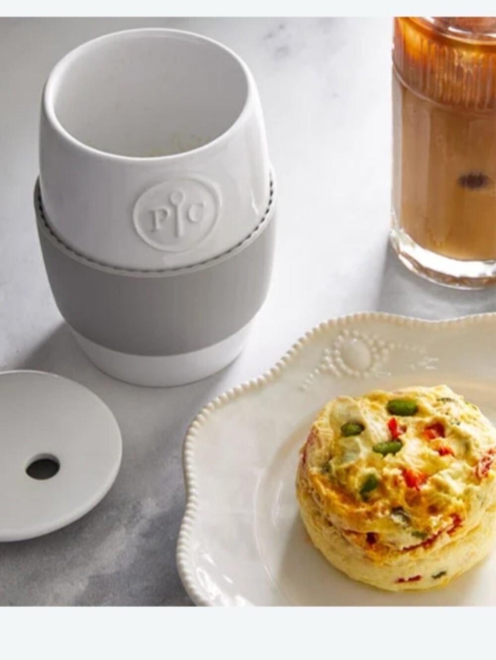 Pampered Chef Ceramic Microwave Egg Cooker